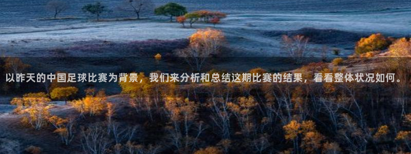  以昨天的中国足球比赛为背景，我们来分析和总结这期比赛的结果，
