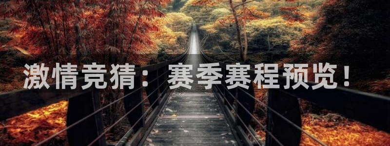  激情竞猜：赛季赛程预览！